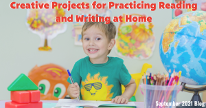 child practice reading writing